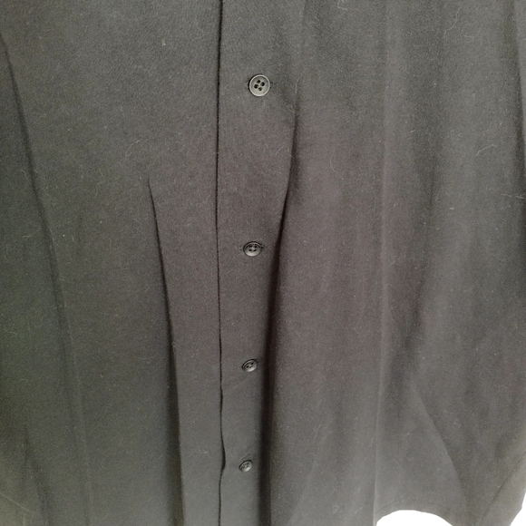 Rag & bone Avery Button-Up black Shirt short sleeve soft sz Xl - Picture 4 of 8